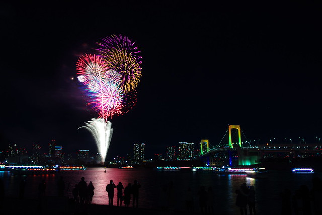Odaiba Fireworks, Tokyo, Japan