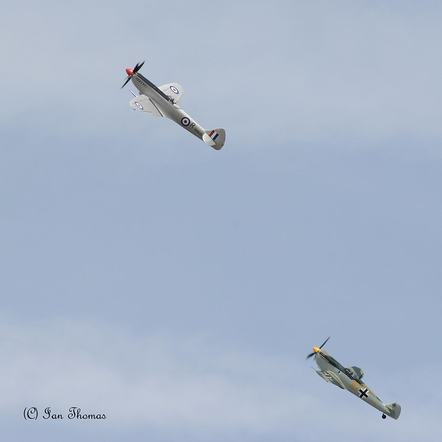 ME109 Blows Spitfire Out The Air