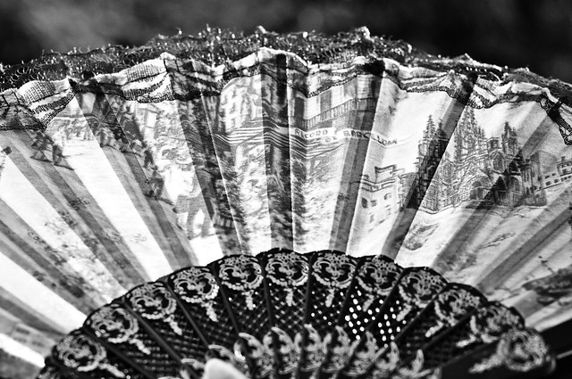 a spanish hand fan for a very hot day   (257/365)