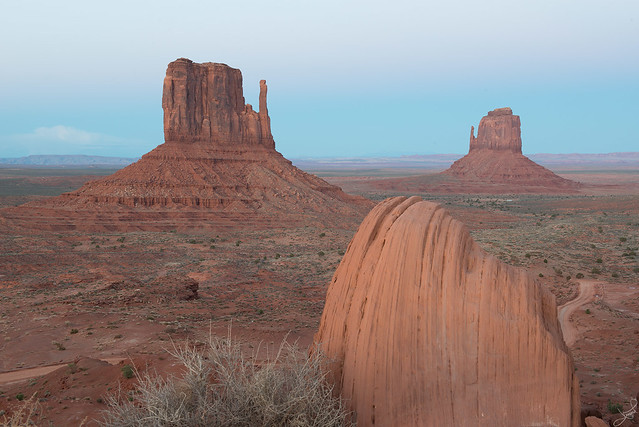 Rock and Mittens, Monument Valley Navajo Tribal Park, Arizona