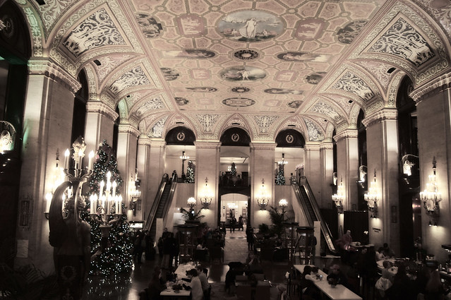 The Great Room at the Palmer House Hotel in Chicago
