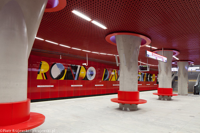 Rondo Daszyńskiego Metro Station Warsaw