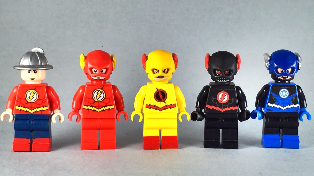 Custom Liberty Belle DC Super heroes flash minifigures on lego bricks 