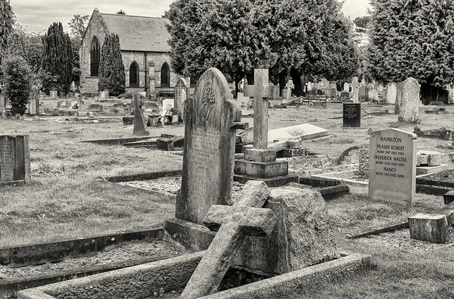 Oxford / England: Wolvercote cemetery