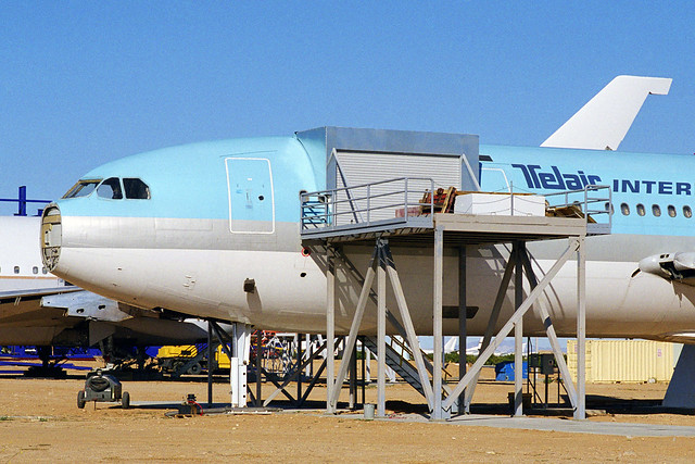 Ex-Korean Air Lines A300 at Mojave