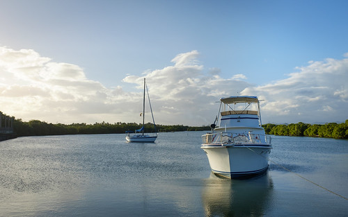 bluesky clouds tropical ocean sunset caribbean fuji water puertorico agua boats pr x100s fujifilm sea guayama