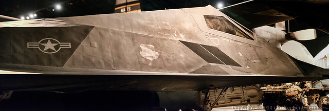 National Museum of the USAF - F117 Nighthawk Pano