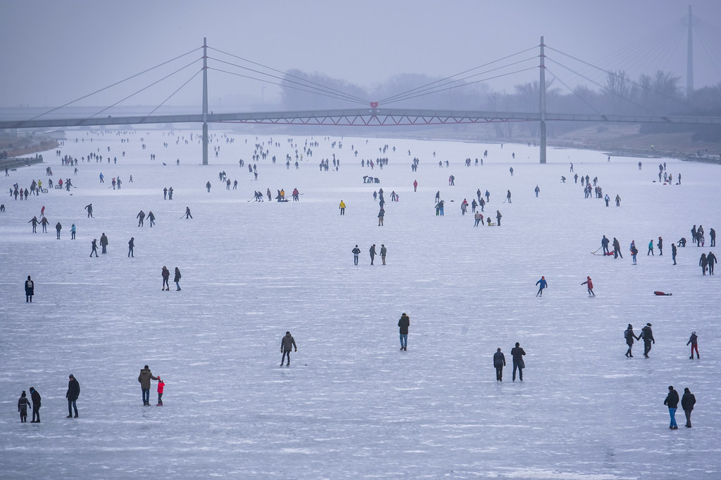 Frozen Danube