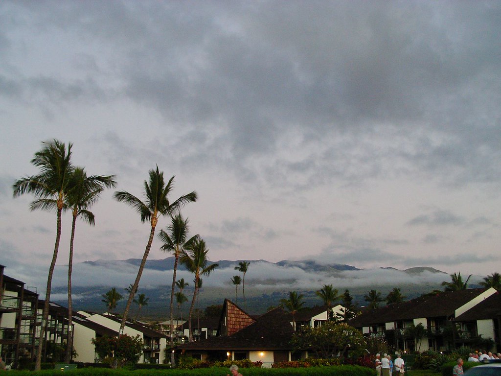 Volcano At Dusk
