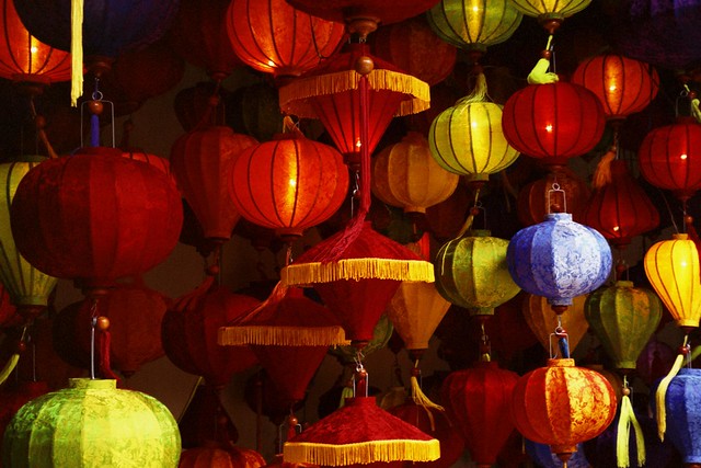 Lanterns in Hoi An Market, Vietnam