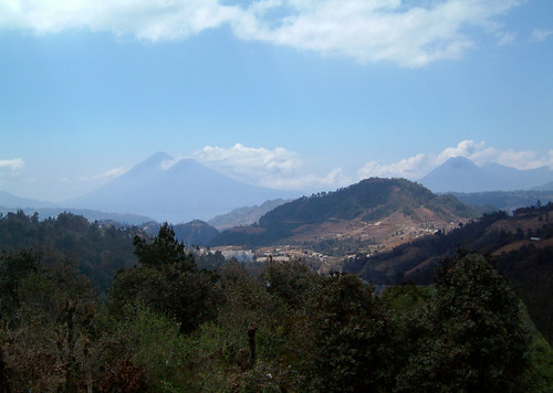 mountains landscape guatemala country