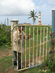 Placing the gate to one side; MPL in the distance