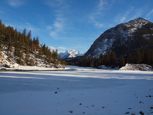 Bow River in the Winter - Banff, Alberta