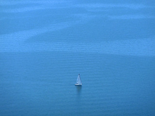 Sailing alone..