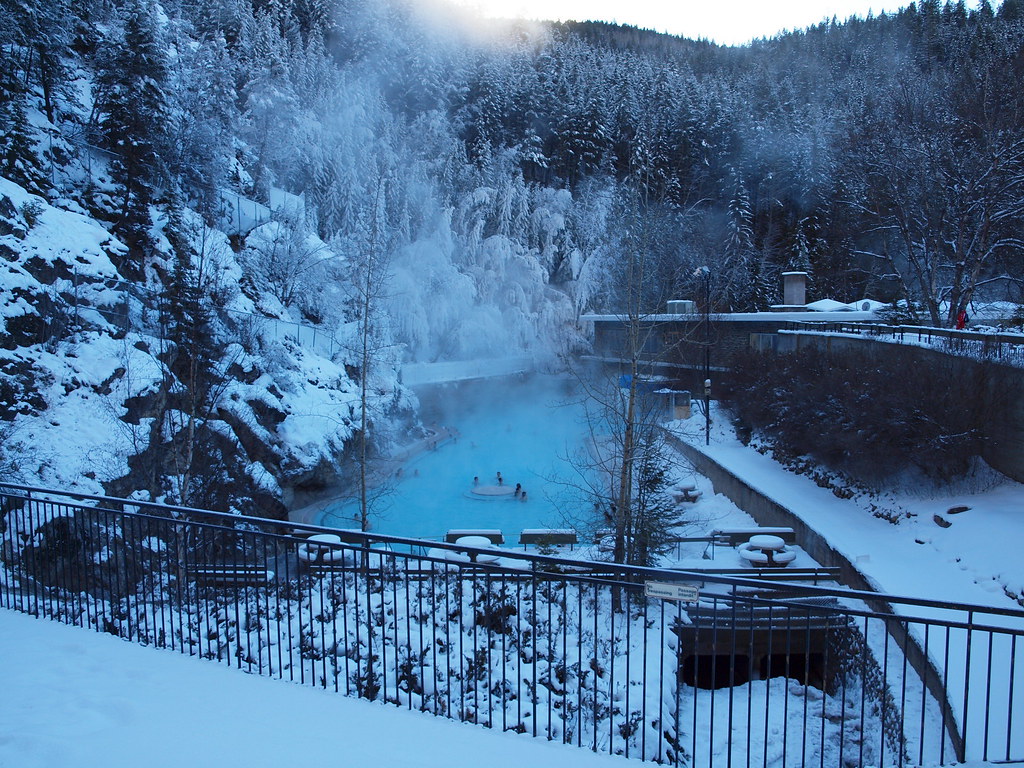 Radium Hot Springs in the Winter - Radium, B.C.