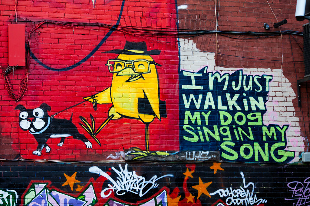 I'm Just Walkin My Dog Singin My Song | Thomas Hawk | Flickr