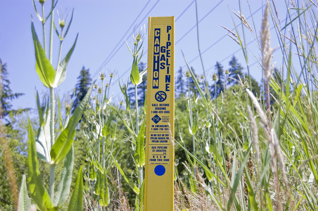 Natural Gas Pipeline Marker
