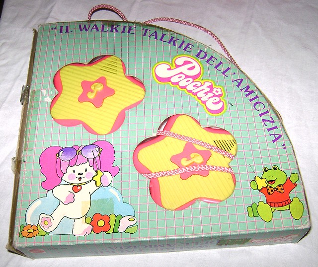 POOCHIE 80's Mattel Walkie Talkie in box