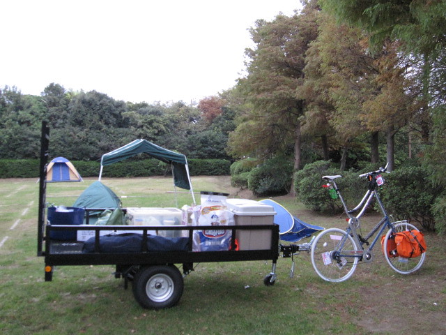 Heavy duty bike camp cargo