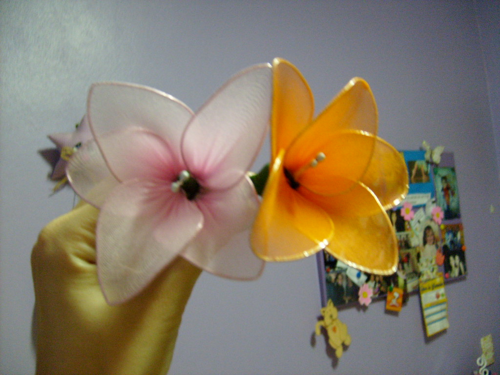 Flor de meia de seda | Novas experiências no artesanato :) | Endry ♥ |  Flickr