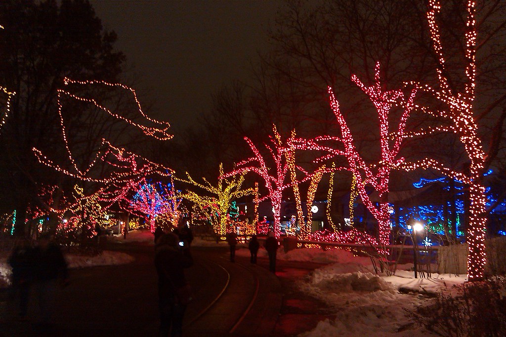 Christmas lights display at the Indianapolis Zoo | Erik Deckers | Flickr
