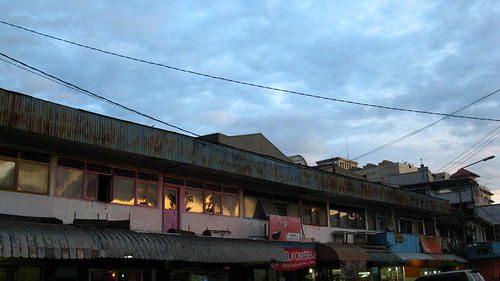Eyewitness of the Terminal by Ikhlasul Amal, Station Hall mini terminal, handling angkot (minivan city transportation) and some extra intercity v