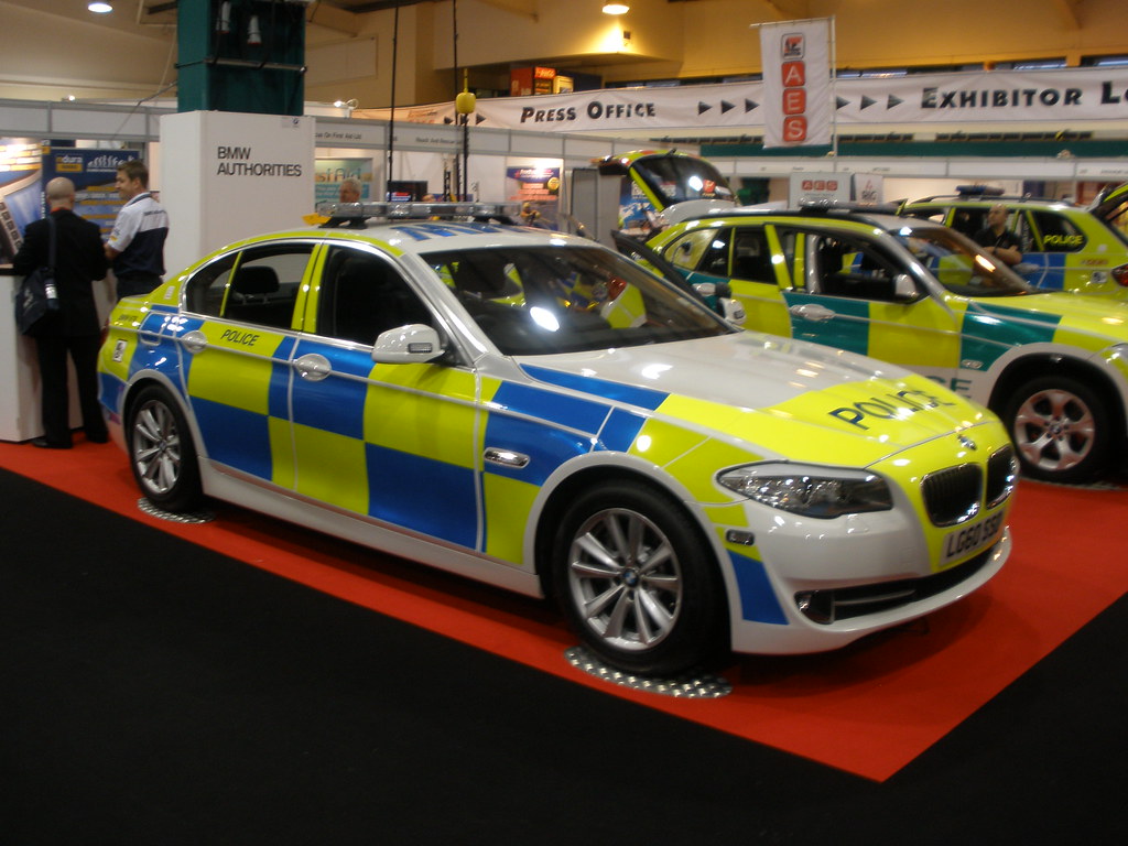 BMW 5 Series Police ANPR Demo