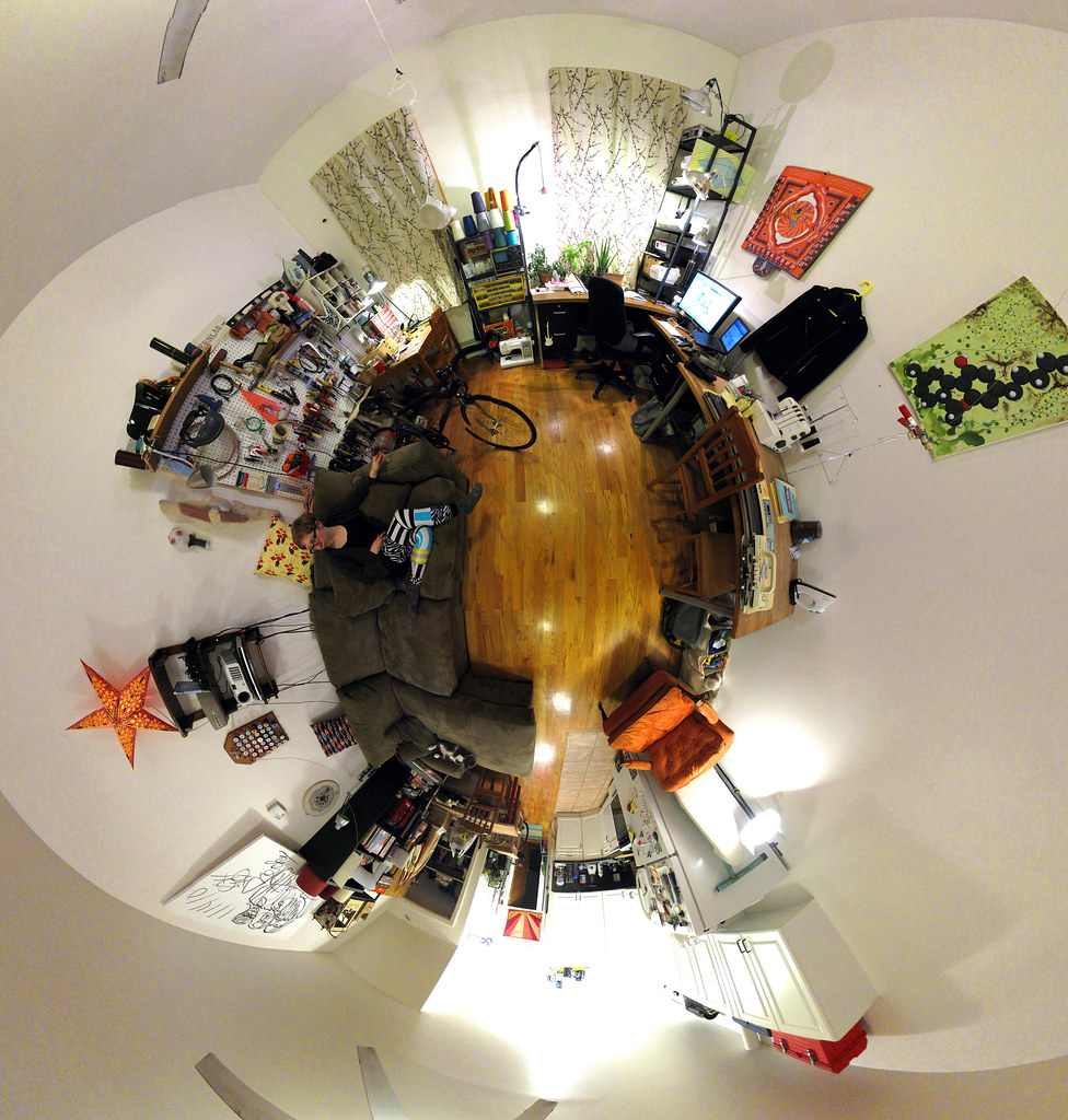 360 panorama of my studio - planet Sternlab