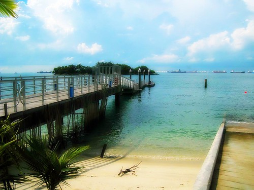Siloso Beach, Sentosa Island, Singapore