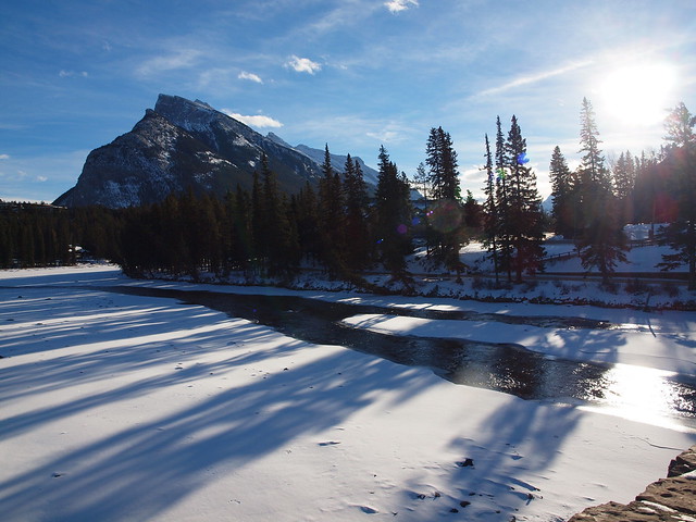 Bow River in the Winter - Banff, Alberta