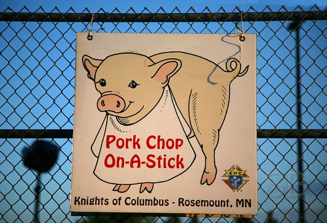 pork chop on-a-stick