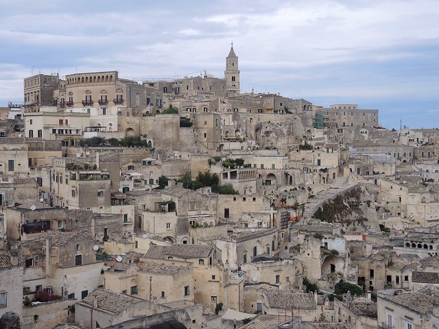 Italy (Matera) Well-reserved rock-cut settlements that are a World Heritage Site