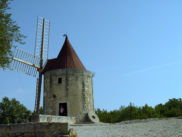 Bouches-du-Rhône, Fontvieille ( Le Moulin de Fontvielle)
