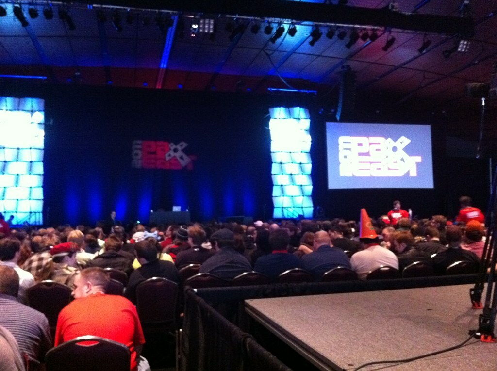 Waiting for the show to start