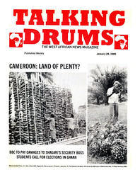 talking drums 1985-01-28 cameroon land of plenty - students call for elections in ghana