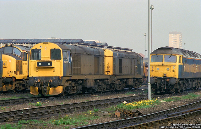 20177, 20045 & 47587 at Saltley