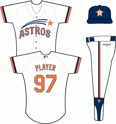 1965-74 Houston Astros Uniform Tweak 2, This uniform tweak …