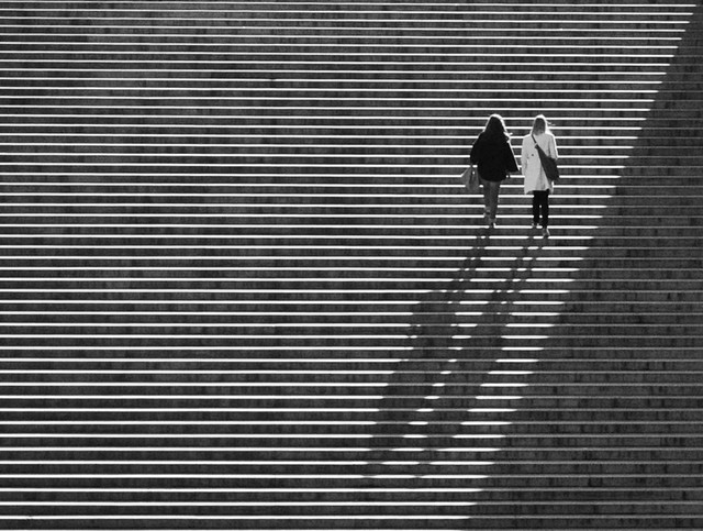 Les escaliers du Trocadéro ~ Paris