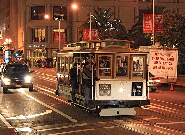 Cable car 5, San Francisco CA 🇺🇸, 22 Nov 2010