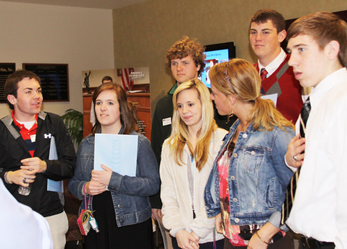 Youth Leadership Rutherford participants visit MTSU March 9 -- 3771