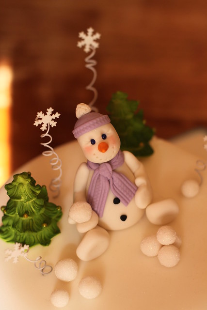 Gumpaste snowman
