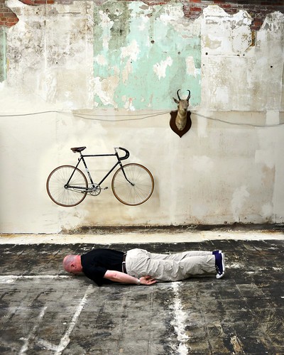 Portrait with Taxidermy and Bicycle by Studio d'Xavier