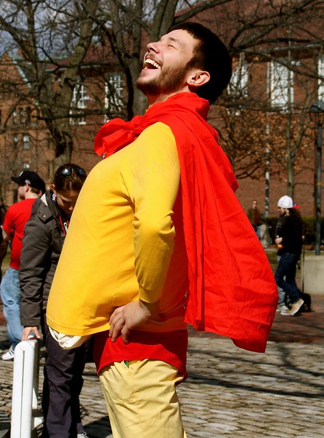 boston cambridge pillow fight april 2 2011 super hero pillow