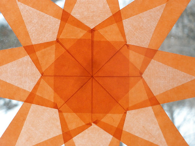 Closeup of Orange Star