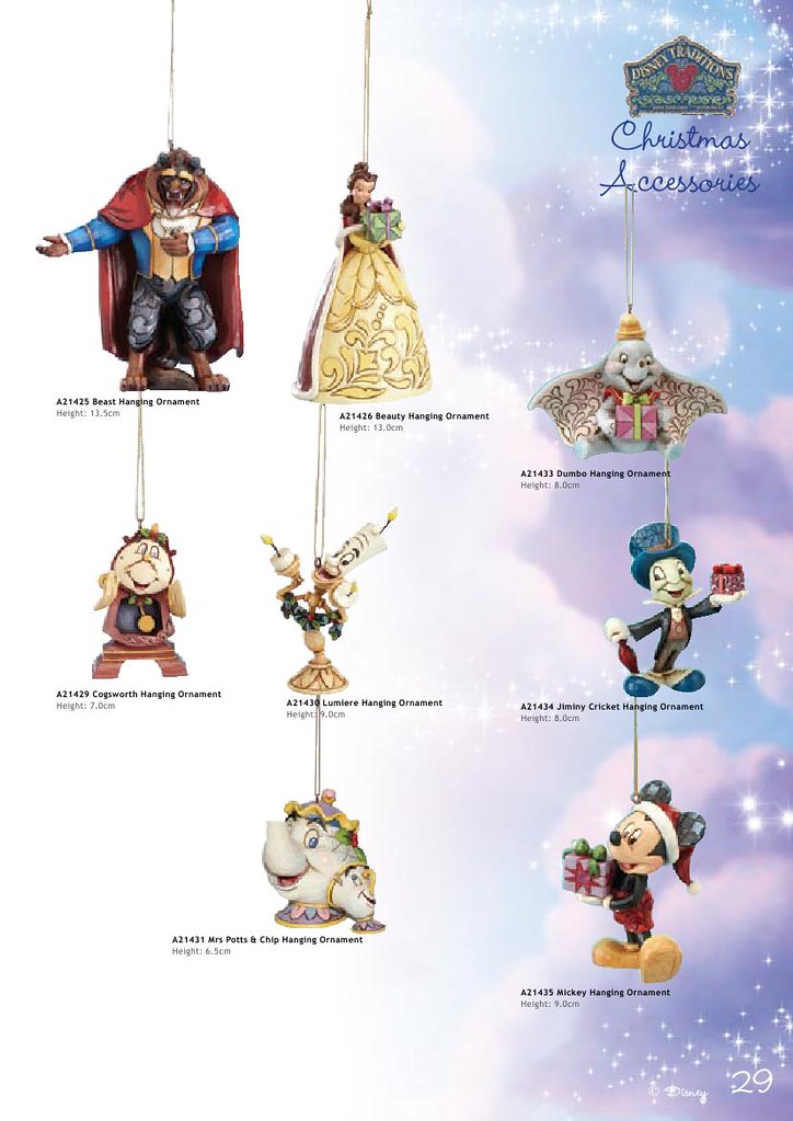 Disney Traditions A21431 Mrs Potts and Chip Hanging Ornament