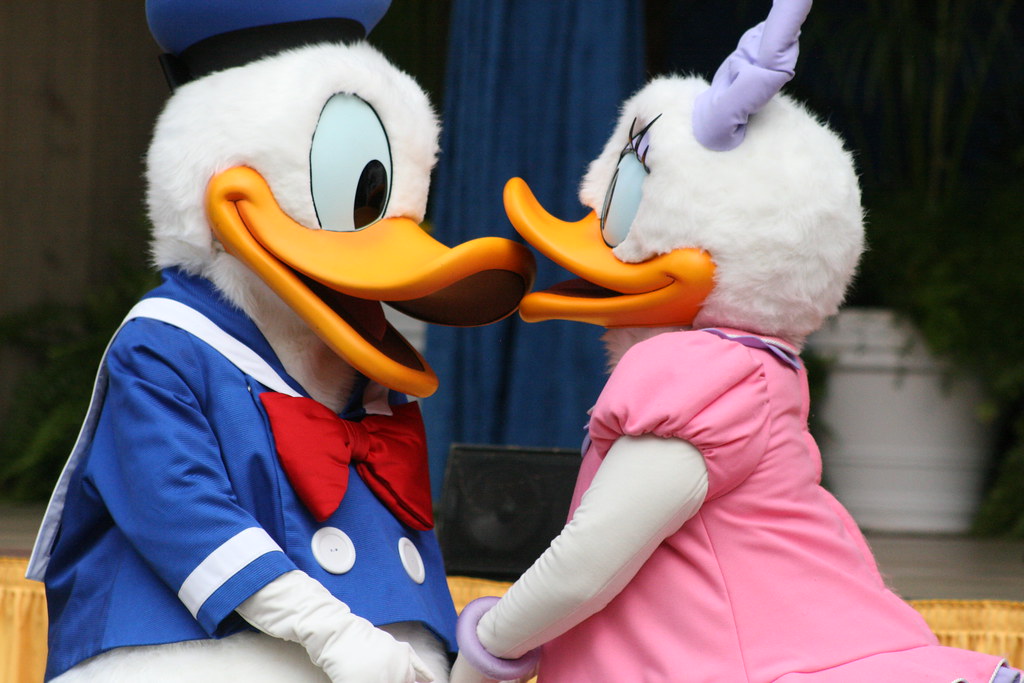 Donald and Daisy Duck.