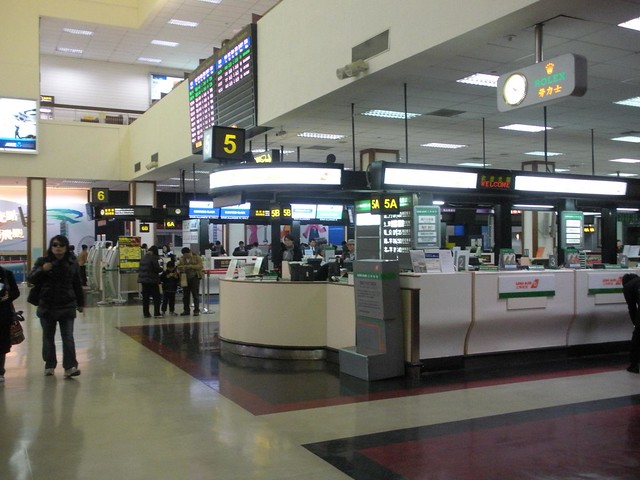 Check-in counters, Songshan Airport