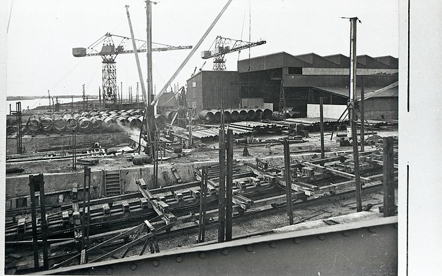 Ship building  slipways, Walsh Island Dockyard & Engineering Works [Carrington, NSW,n.d]