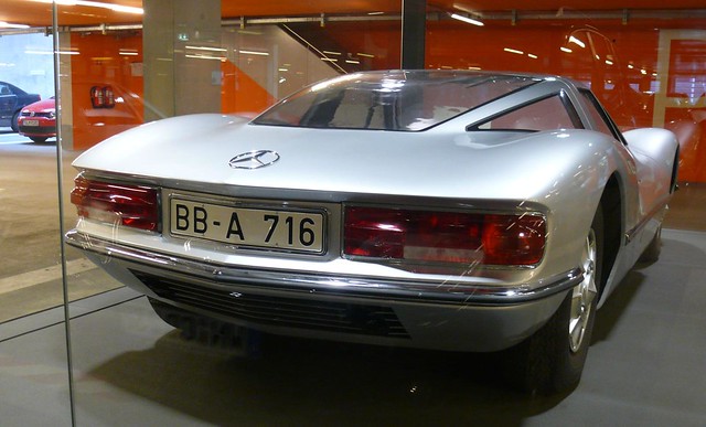 Mercedes SLX 1965 Design Study Prototyp silver hr