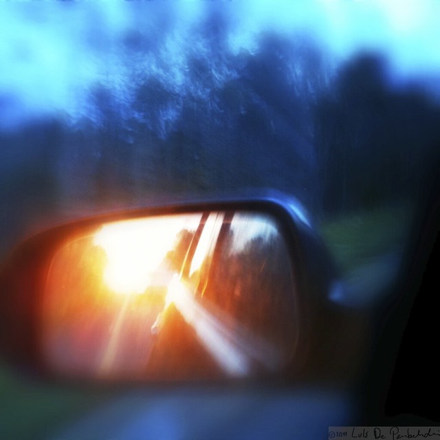 Driving + Sunset